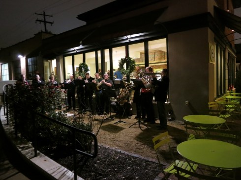 While we were out enjoying the German Village lights--and watching music outside of Pistacia Vera--our stew was at home, cooking away.