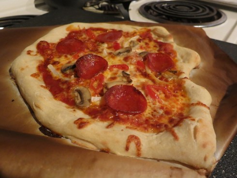 A disappointingly pale cornice.  I think my oven needs to be hotter. Or I need more practice.