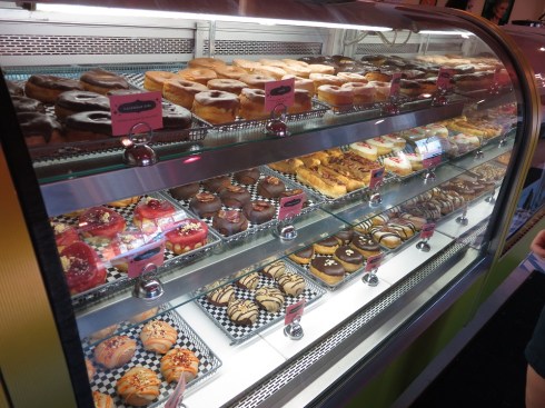 One half of the donut case.