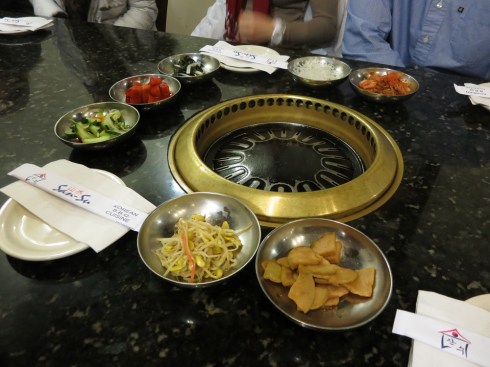 Lots of little banchan. :)